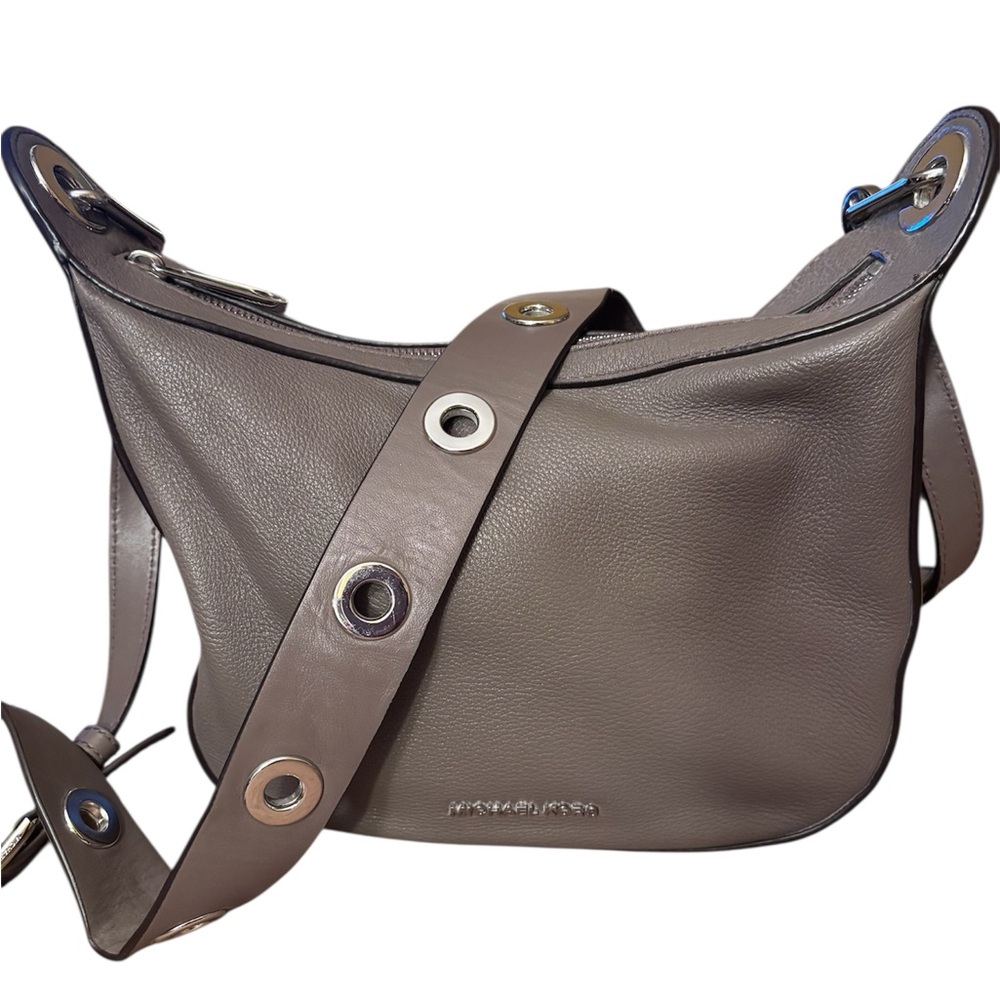 Michael Kors Taupe Leather Shoulder Bag